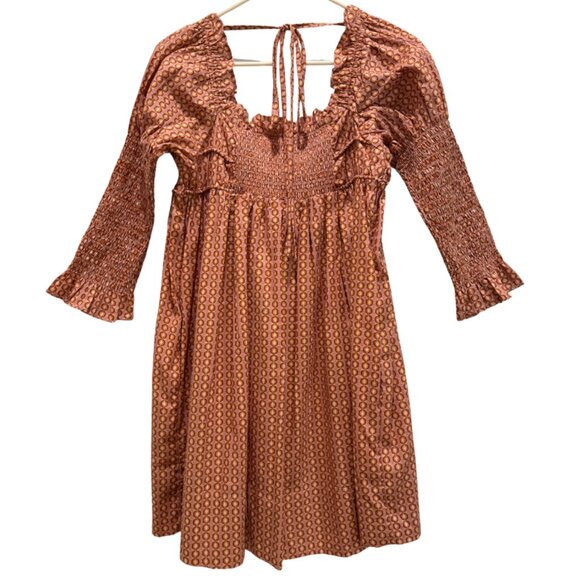 Free People Star Dip Mini Dress Glass Roses Combo Size XS NEW - Picture 3 of 10